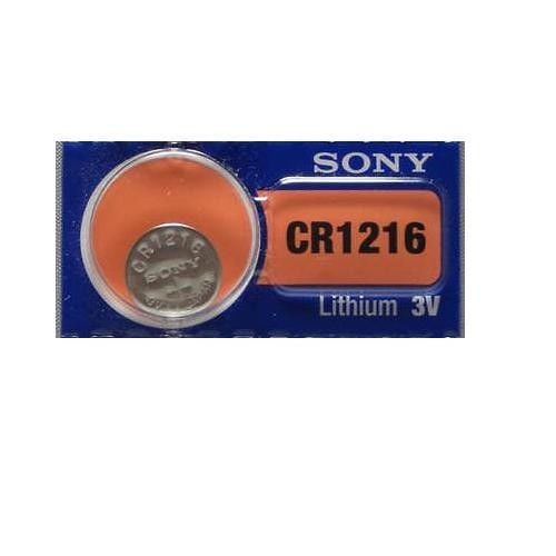 Sony CR1216 3 Volt Lithium Coin Watch Batteries (4 Batteries)