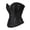 Black, variant on Gothic Satin Classic Bustiers Corset Top for Women Pink 3XL