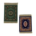 thumbnail image 1 of Mini Persian Woven Coasters Carpet Blue-green, 1 of 5