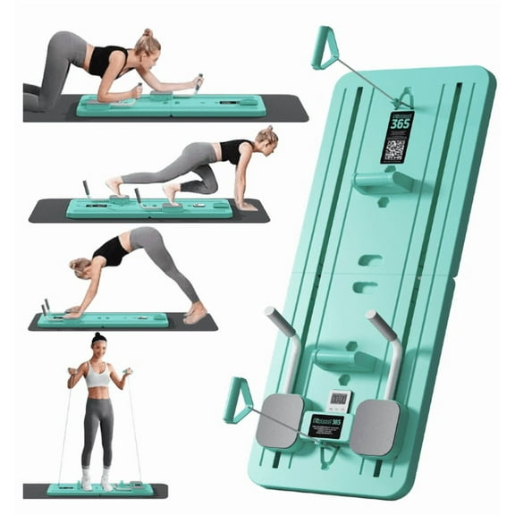 5 in 1 Multi-Functional Foldable Pilates Skateboard,Pilates Reformer Board