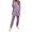 Purple, variant on MEICHEN Pajamas Set for Women Women's Fall and Winter Pullover Long Sleeve Set Soft Double Fleece with Embossed Design and Cozy Loungewear for Cold Nights Women's Loungewear