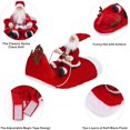 thumbnail image 1 of Manteau pour Chien Noel, Manteau Chien Petite Taille con Le Père Noël sur Son Chat Pull Chien Noel Rouge Zhivalor HY-0094, 1 of 4