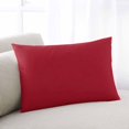 thumbnail image 2 of Waterproof Outdoor Throw Pillows with Inserts 12"x20", Pure Red Soft Decorative Pillowcases for Couch Bedroom, Simple Solid Color Pillow Covers for Sofa Living Room, 2 of 8