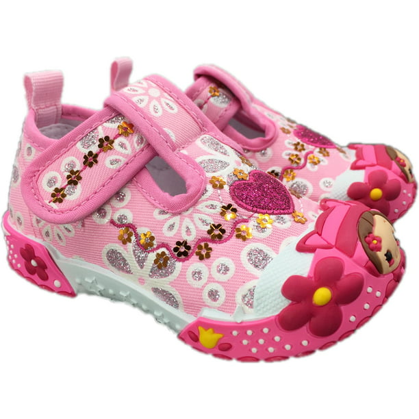 ENARI - Baby Toddler Girl Shoes Size 4 Pink Walking Sneakers - Walmart ...