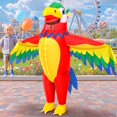 thumbnail image 4 of Disfraz de loro inflable KOOY para fiesta de Halloween para adultos, 4 of 7