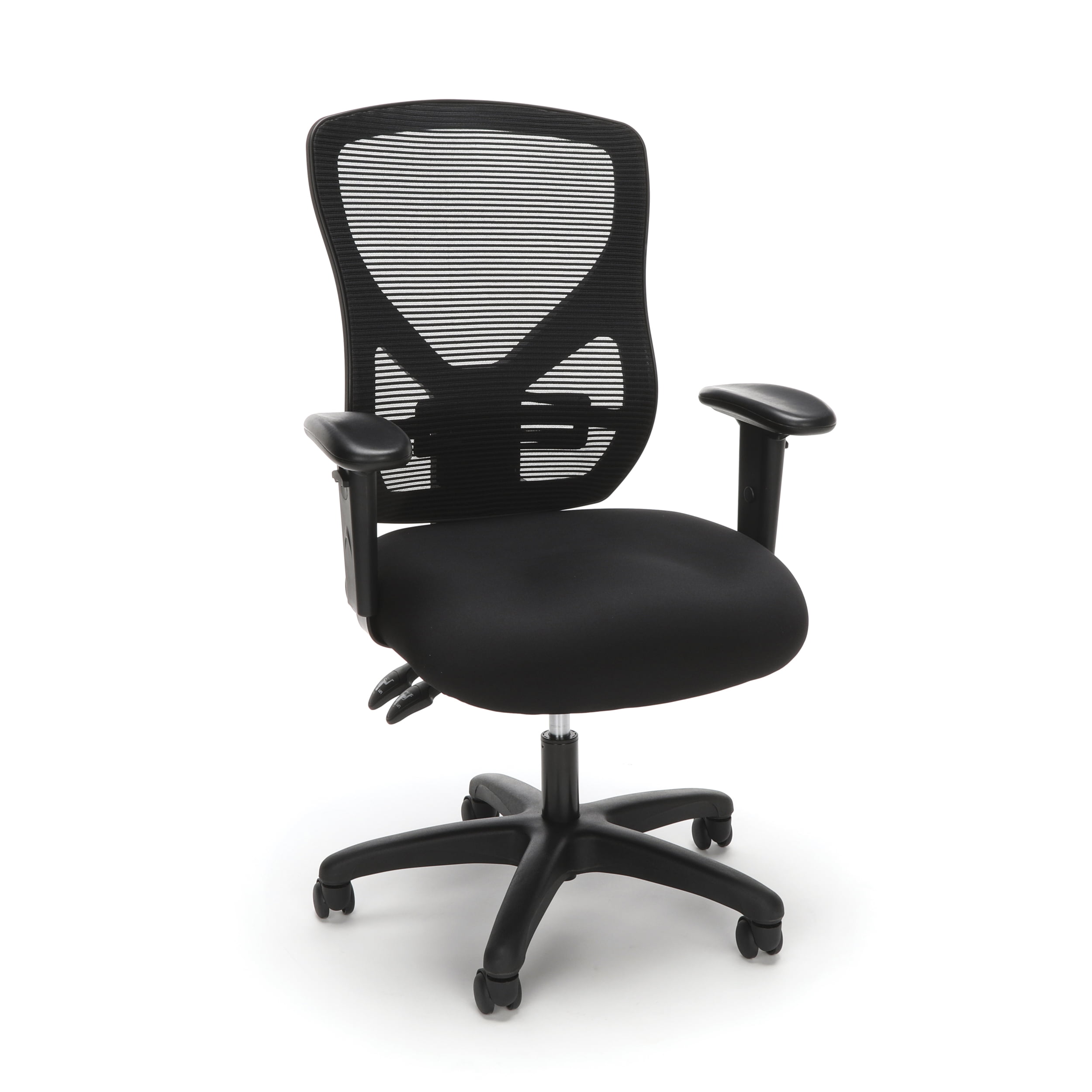 OFM Essentials Swivel Mesh Office Chair in Black 