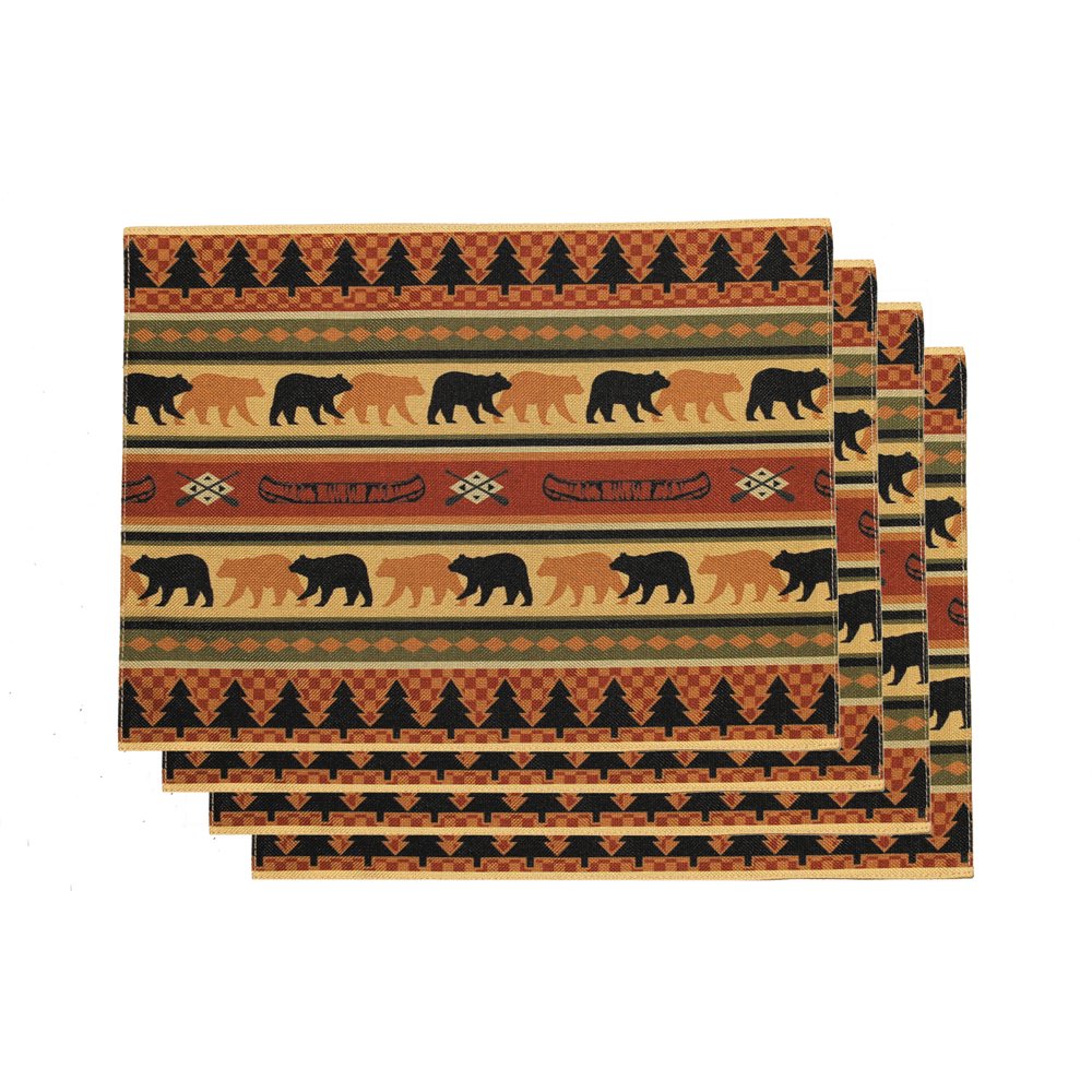Country Bear Placemats, Set of 4