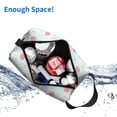 thumbnail image 4 of Uemuo Strawberry Pattern Portable Toiletry Bags with Handle, Waterproof travel Make up Bags for Women, Large Capacity Travel Cosmetic Bags, 4 of 9