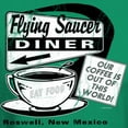 thumbnail image 3 of CafePress - Flying Saucer Diner Dark T Shirt - Men's Classic Graphic Cotton T-Shirt, 3 of 4