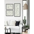 thumbnail image 6 of Kate and Laurel Sylvie Dancing Circles Framed Canvas Wall Art by Teju Reval of SnazzyHues, 18x40 Black, Decorative Abstract Wall Décor, 6 of 6