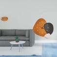 thumbnail image 2 of Cestas de almacenamiento,Cestas de almacenamiento de cocina tejidas con asas hechas a mano,Cestas de pan redondas Bandejas para servir Rectángulo,Reloj de pared,Reloj de pared moderno Reloj, 2 of 8