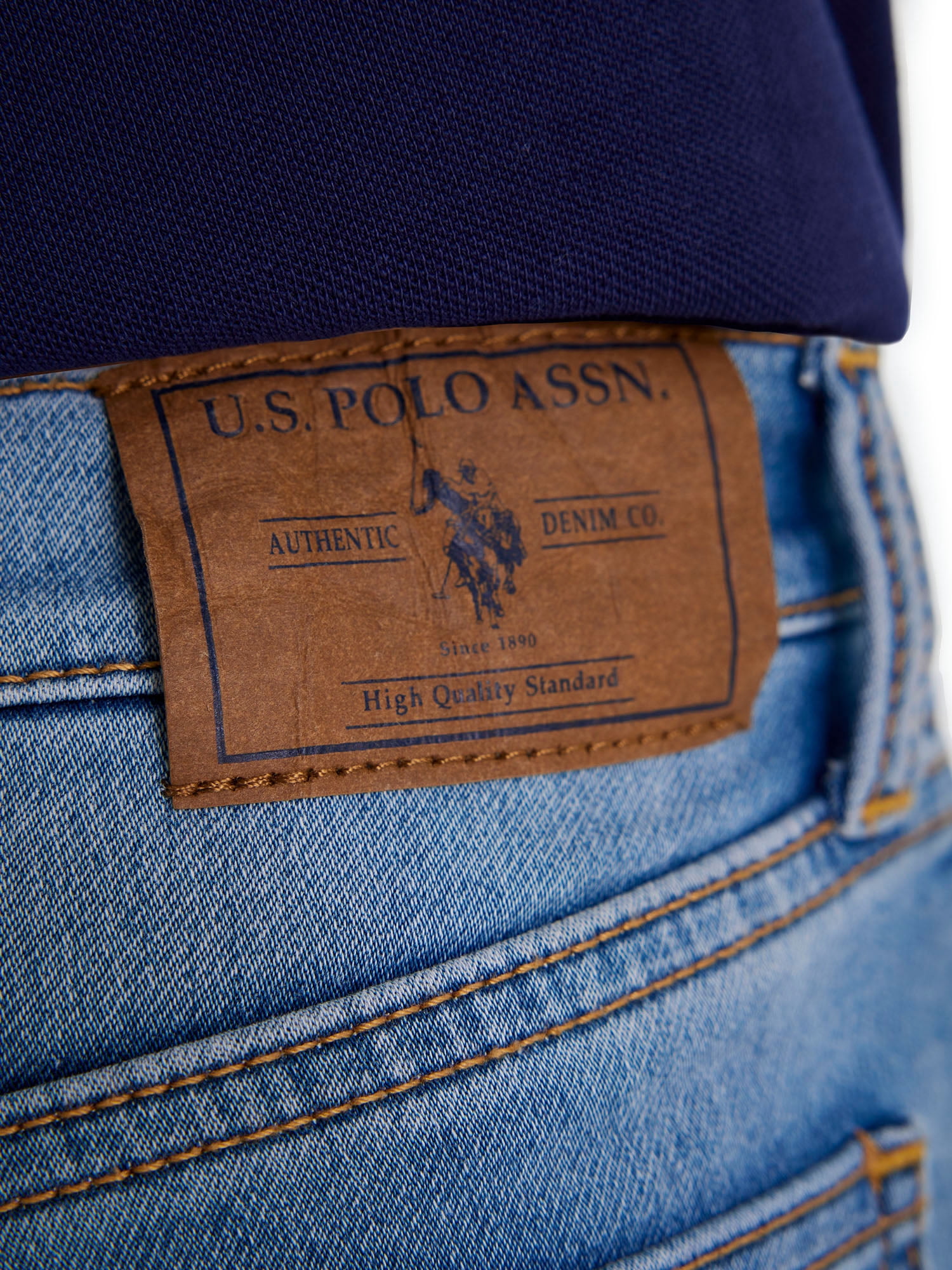 U.S. Polo Assn. Boys Skinny Knit Denim Jean, Sizes 4-18