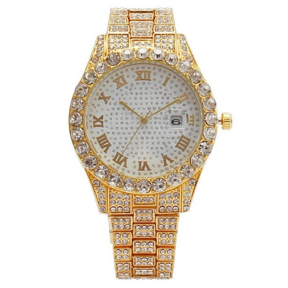 JoeytheJewelryNY Iced out Presidential watch baguettes settings high quality unisex hip hop #5
