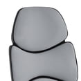 thumbnail image 2 of 26 Inch Modern Swivel Office or Gaming Chair, Ergonomic Gray Fabric Seat - Saltoro Sherpi, 2 of 5