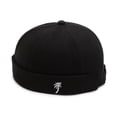thumbnail image 4 of Sombrero principal de árbol de coco bordado simple de primavera, sombrero de cuero de melón sin ala a la moda para hombres y mujeres, gorro de hip hop callejero a la moda, 4 of 6