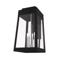 thumbnail image 2 of Livex Lighting - Oslo - 4 Light Outdoor Wall Lantern in Mid Century Modern Style, 2 of 12