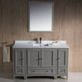 thumbnail image 2 of Fresca Oxford 54" Mahogany Traditional Bathroom Vanity w Free Faucet, 2 of 4