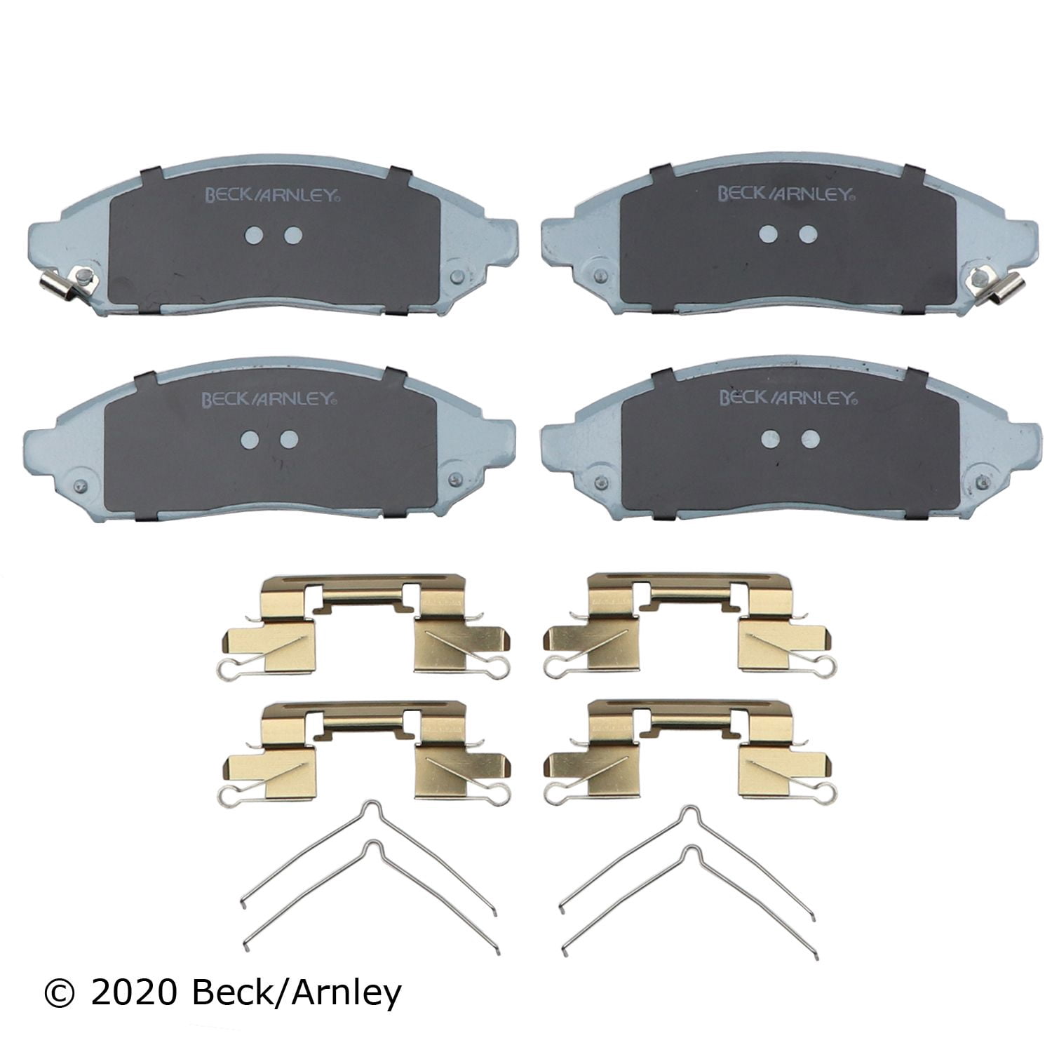BeckArnley 085-6726 Premium Asm Pads W / Hardware