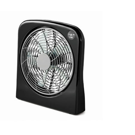 Mainstays 10`` Box Fan Black