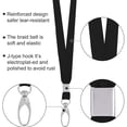 thumbnail image 5 of Bxaolu Neck Lanyard with Hook, Badge Lanyards Long Strap ID Card Holder Keychains for Badge Holders, Black, 6Pcs, 5 of 9
