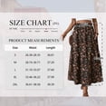 thumbnail image 2 of TEMOFON Womens Floral Print Maxi Skirt Boho Elastic High Waist Long Skirts for Women Trendy Summer Skirts, 2 of 8