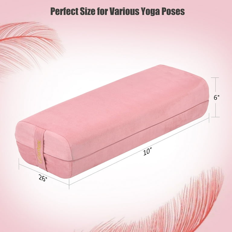 Organic Yoga Bolster Velvet Doe