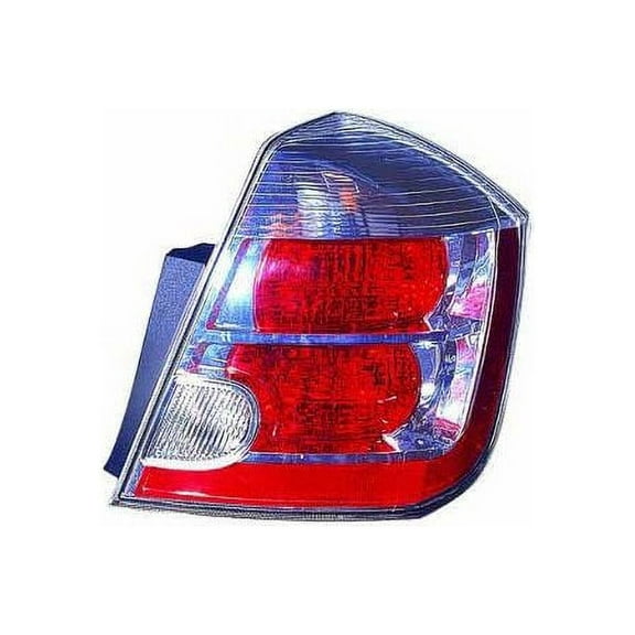 Right Passenger Side Tail Light Assembly - Compatible with 2007 - 2009 Nissan Sentra (Except SR and SE-R) 2008