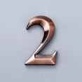 thumbnail image 2 of Leodye 1PCS Self-Adhesive Metal House Numbers - for Mailbox/Door/Address Signs, Easy Install -2.76IN, 2 of 3