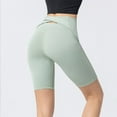 thumbnail image 2 of Seductiva Biker Yoga Shorts Women's Sports Skinny Quarter Pants High Waisted Yoga Fitness Pants Short Pants High Waisted Yoga Running Gym 1PC, 2 of 5