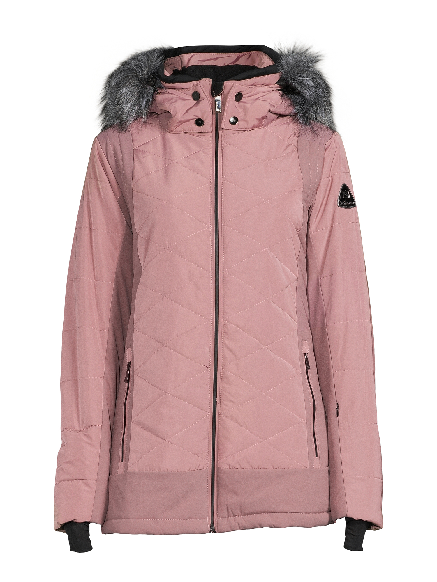 Avalanche Women's Quilted Hooded Ski Jacket - image 5 of 5