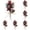 Red*5, variant on Artificial Pine Branches for Christmas,Christmas Tree Twig Picks,Twigs Branches Decorative Bead Sticks for Christmas Tree Decorations Wreath Vase Holiday Decor,1 Pack
