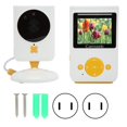 thumbnail image 1 of Monitor para bebés de 2,4 pulgadas con cámara, pantalla LCD, Control de voz inalámbrico de 2,4 GHz, Audio bidireccional para bebés, enchufe de EE. UU. AC100-240V, 1 of 10