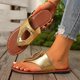 thumbnail image 4 of Negro Punteado Tacones Del Dedo Del Pie Versátil de las Mujeres de los Tacones Abiertos Del Dedo Del Pie Más Tamaño Tacón Bajo Peep-Toe Zapatos Decorativos Primavera/Verano Zapatillas de Moda Y Cómod, 4 of 9