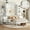 White, variant on Mintazer Full Over Full Bunk Bed with Storage Staircase & Convertible Slide, Kids Bunk Bed Frame with Guardrails & Ladder, No Box Spring Needed, Gray