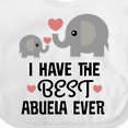 thumbnail image 4 of Inktastic Grandchild Best Abuela Ever Boys or Girls Baby Bib, 4 of 4
