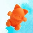 thumbnail image 4 of Tea Infuser Herbal Tea Filter Silicone Strainer Funny Cat-shaped Tea Infuser for Loose Tea leaves(Orange), 4 of 5