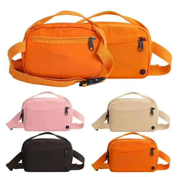 Deago Fanny Pack for Women Men Waterproof Crossbody Waist Pack Belt Bag for Travel Walking Running Hiking Cycling (Pink)