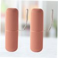 thumbnail image 4 of TEHAUX 2Pcs Toothpaste Plastic Box Red with Screw Seal and Hanging Lanyard for Portable Storage, 4 of 7