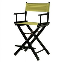 "24" Director's Chair Black Frame-Olive Canvas"