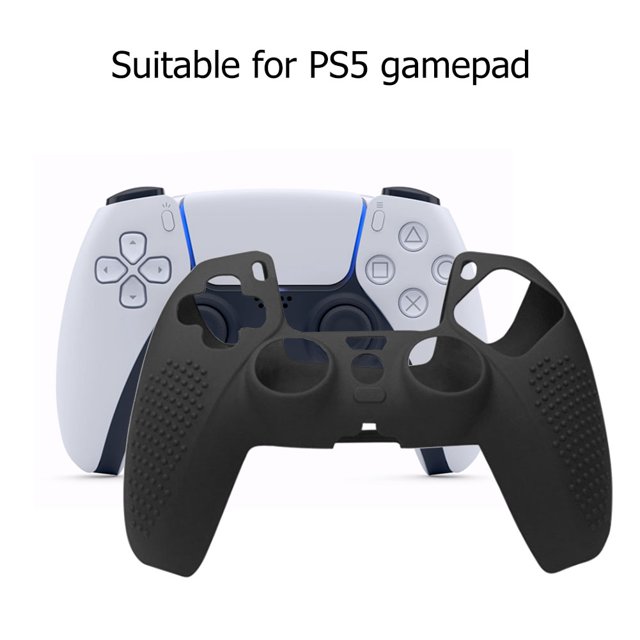 Funda de silicona suave antideslizante para DualSense cubierta protectora para PS