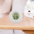 thumbnail image 3 of Peggybuy Digital Thermometer Hygrometer Meter for Reptile Turtle Fish Tank (White), 3 of 8