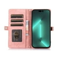 thumbnail image 4 of For Iphone 14 Pro Zipper Card Slot Buckle Wallet Leather Phone Case(Rose Gold),iPhone 15 Pro, 4 of 6