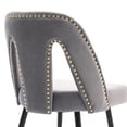 thumbnail image 6 of Gold - Tipped Legs and Nailheads | In a Home Dining Setup | Decorative and Sturdy Chairs, 6 of 7