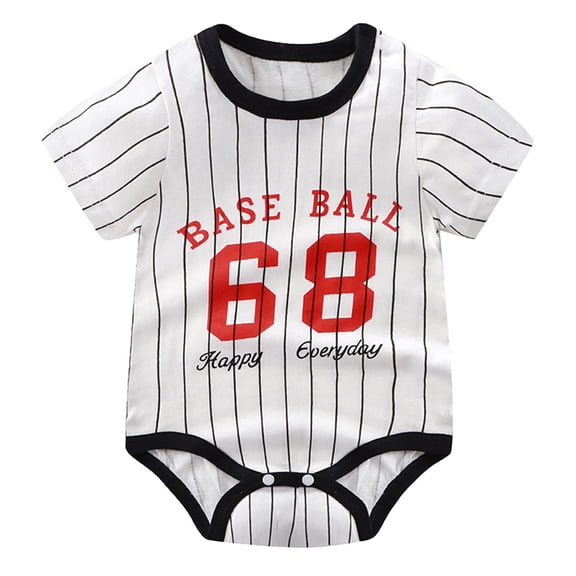 Caqnni Toddler Baby Boy Girls Clothes Outfits Short Summer Sleeve Letters Printed Shirt Elastic Shorts Sets Cartoon Print 2PC Summer Pjs Pajamas & Dailywear Set 18-24 Months,White