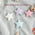 thumbnail image 2 of Starfish Shaped Luminous Crash Pad Mat Adhesive Door Lock Silicone Shockproof Pad 4.5cm, 2 of 8