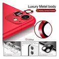 thumbnail image 4 of Protector Lente Cámara Aro Cristal Compatible iPhone 12 Rojo, 4 of 8