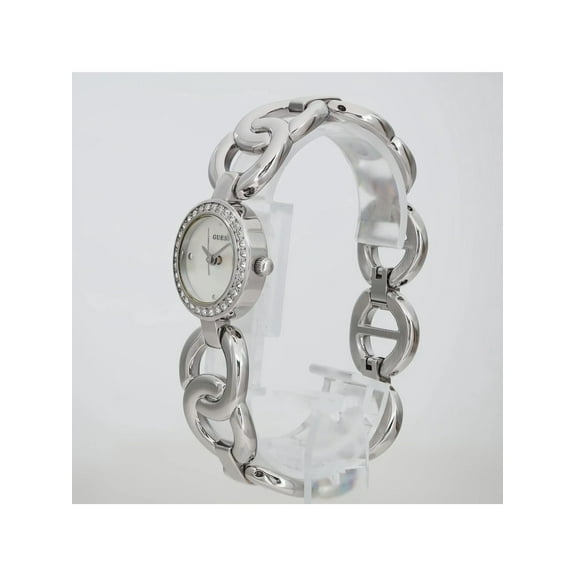 Pre-Owned Guess 24mm Steel Crystal Ladies Quartz Watch U95154L1 (Good)