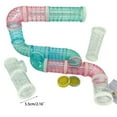 thumbnail image 2 of Necvior Hamsters Tube Adventure External Pipe Set Transparent Plastic Tube Hamsters Toy, 2 of 11