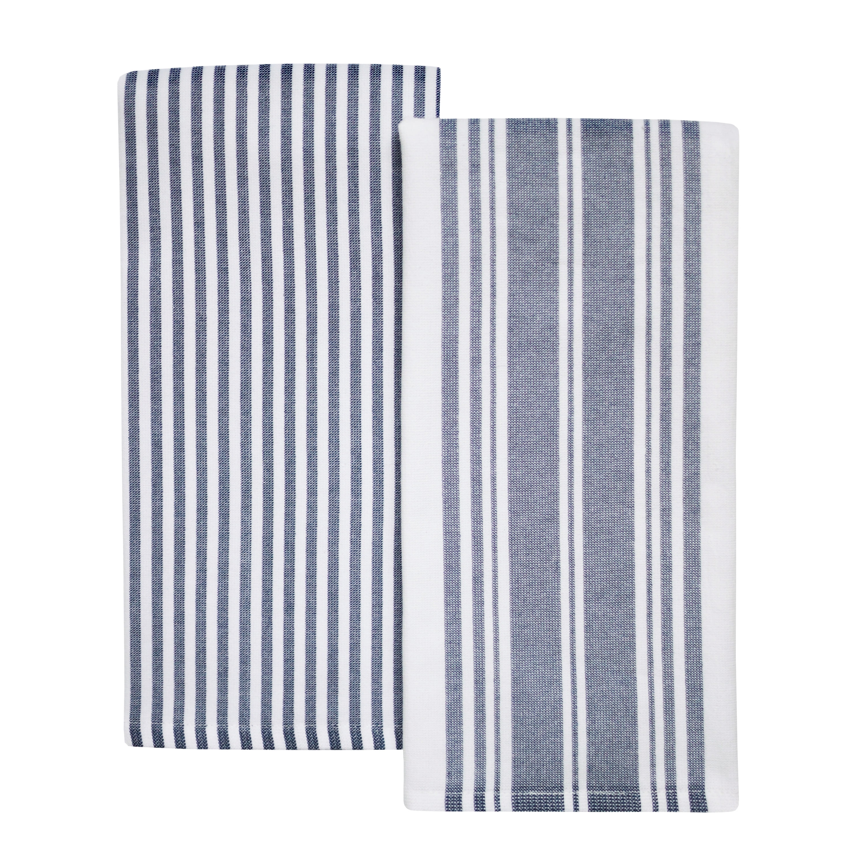 (3 pack) Better Homes & Gardens 2 Piece Culinary Kitchen Towel, Washed Indigo