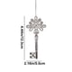 thumbnail image 3 of ¡Aprovecha las Ofertas!, Adornos navideños Colgante de árbol de Navidad de cristal de hielo transparente Ángel de nieve Colgante de hielo Diy Akmoler, 3 of 9